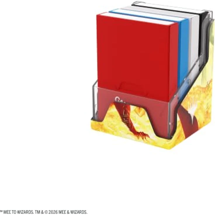 Gamegenic MTG Der Hobbit Bastion 80+ XL Kartenbox, robuste Deckbox für bis zu 80 Karten mit Smaug-Motiv – Bild 12