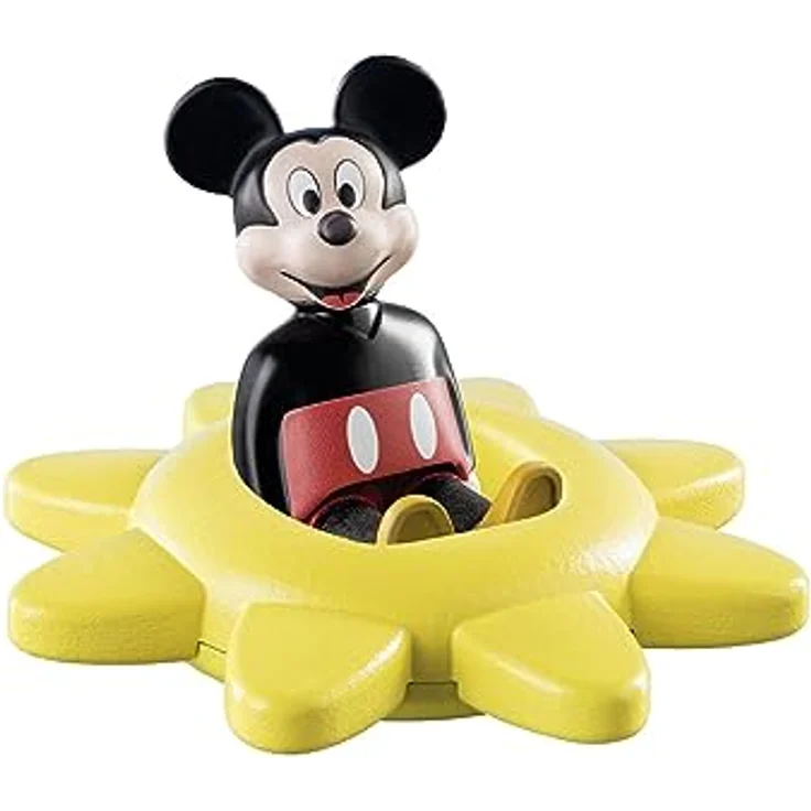PLAYMOBIL 1.2.3 & Disney: Mickys Drehsonne Spielset mit Rasselfunktion zur Förderung der Feinmotorik, Mehrfarbig – Bild 8