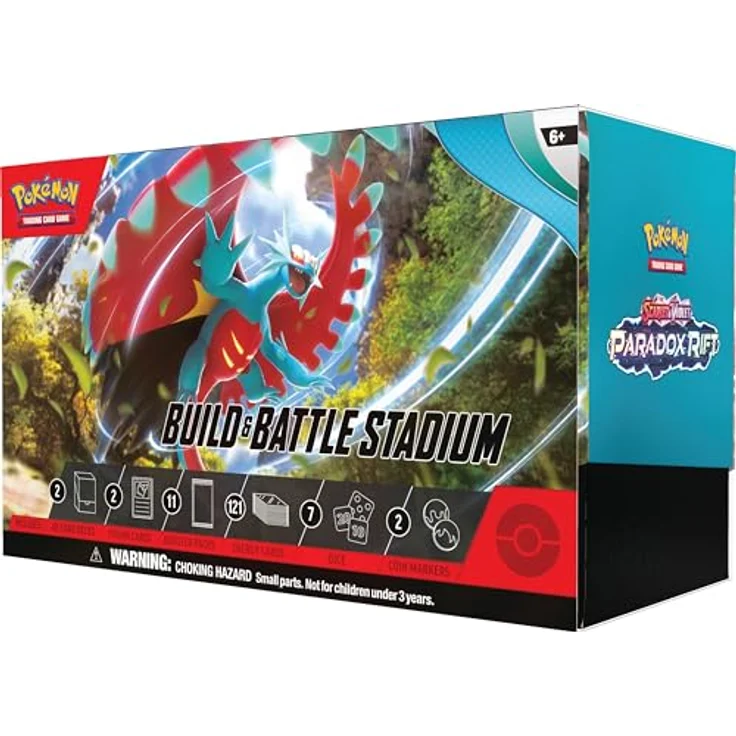 Pokémon TCG: Scarlet & Violet - Paradox Rift Build & Battle Stadium - EN, Kartenspiel von Pokémon. – Bild 3