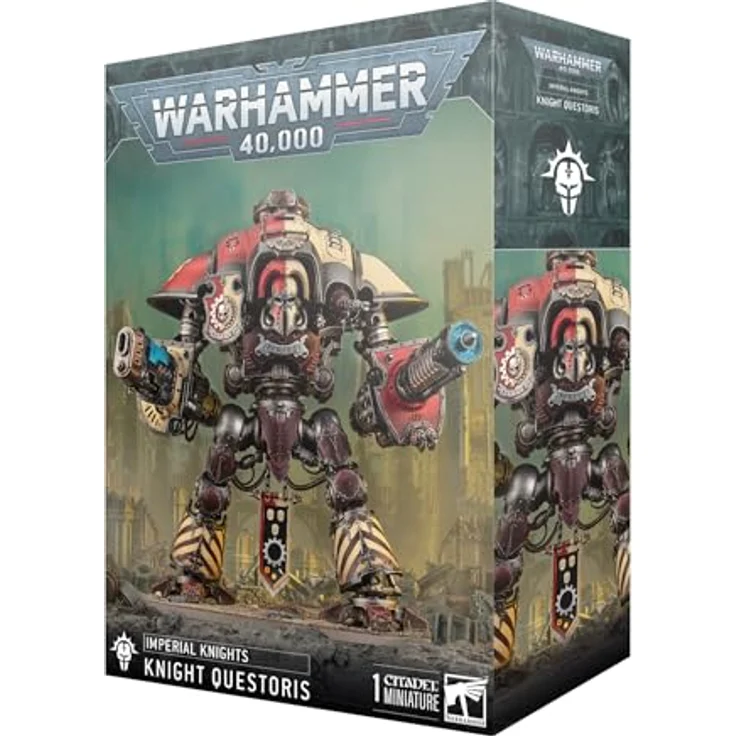 Games Workshop Warhammer 40k - Imperial Knights Chevaliers Questoris, mehrteilige Kunststofffigur mit vielseitigen Bauoptionen für Loyalisten und Chaos-Varianten – Bild 2