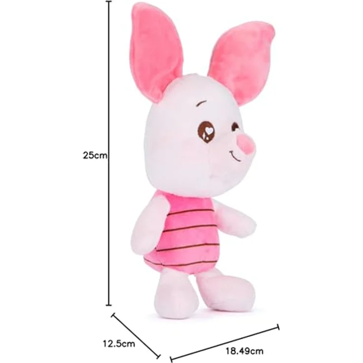SIMBA Plüschfigur Disney, Winnie the Pooh Twinkle Eye Ferkel, 25 cm - Kuschelweiches rosa Ferkel mit großen Augen – Bild 5