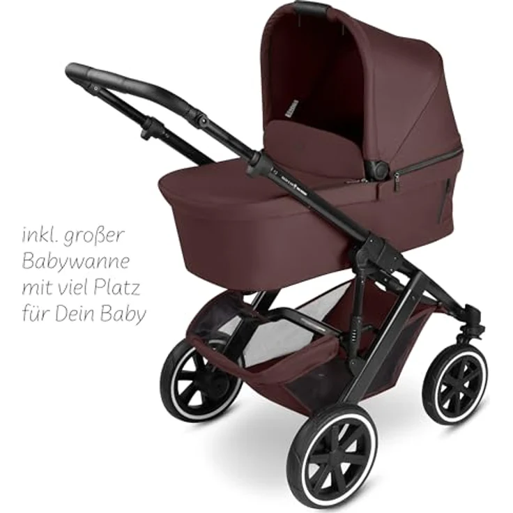 ABC Design Kombi-Kinderwagen Salsa 5 Air Set - Flexibel, komfortabel und praktisch - Umbra – Bild 3