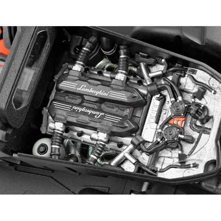 Revell Modellbau Model Set Lamborghini Revuelto, Supersportwagen mit Hybridantrieb, 1015 PS, detailreiches Modell mit Motor und Innenraum, alle Farben und Zubehör enthalten – Bild 4