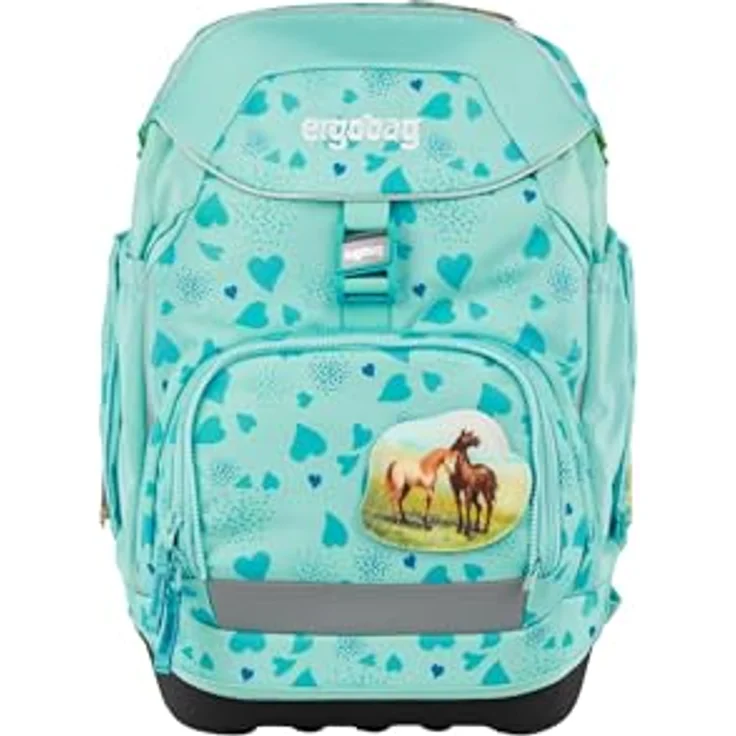 ergobag Pack Set, ergonomischer Schulranzen 6-teilig für 1. Klasse, flexibles Tragesystem, wasserdicht und individuell gestaltbar – Bild 3