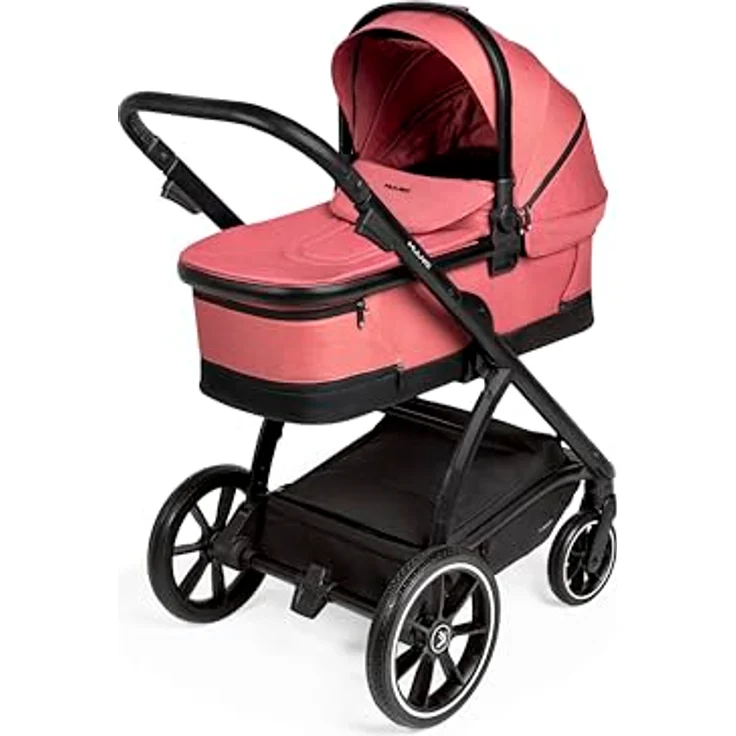 Muuvo Trick 2in1 Kombi Kinderwagen SET, multifunktional mit 3D-Airflow-Belüftung, Pure Pink – Bild 3