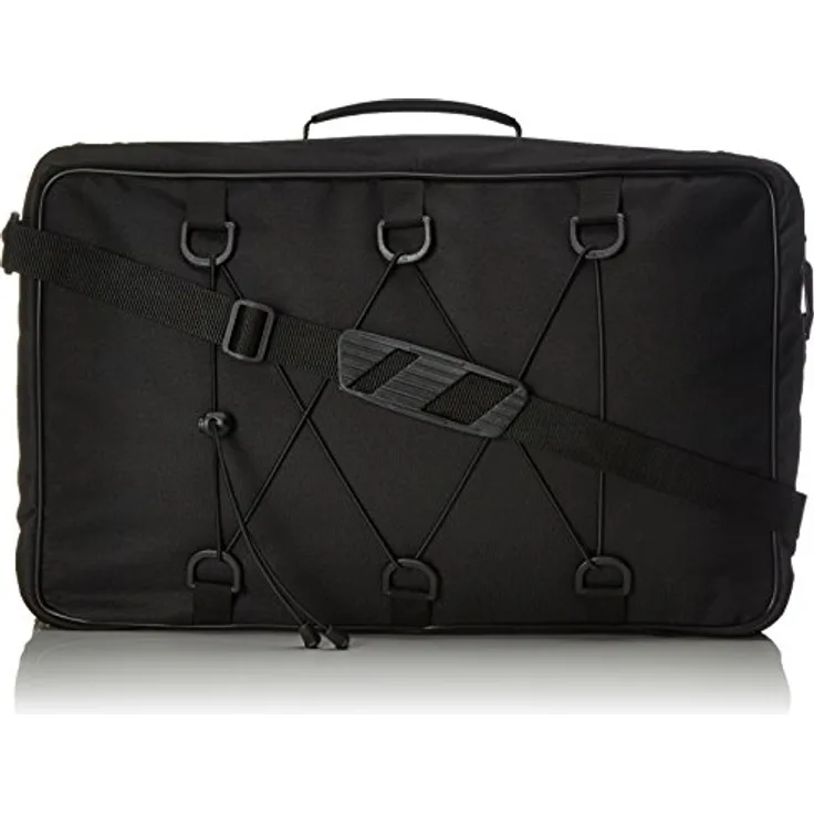 Haberland Fahrradtasche Topcase Schwarz Inklusive Polycarbonat-Innenwanne, 56 x 18 x 30cm