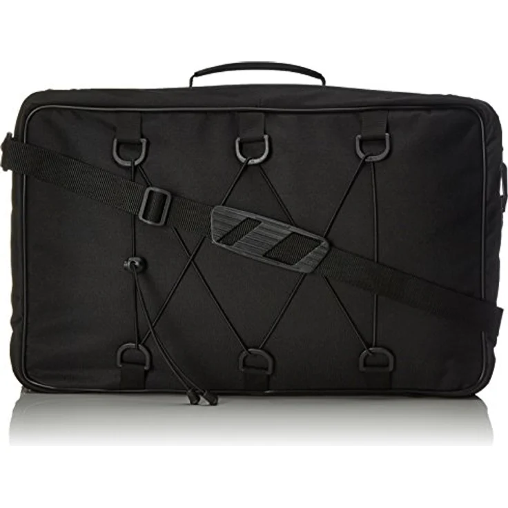 Haberland Fahrradtasche Topcase Schwarz Inklusive Polycarbonat-Innenwanne, 56 x 18 x 30cm – Bild 1