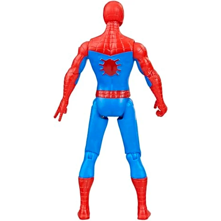 Marvel Spider-Man, klassischer Actionfigur in rot/blau, 10 cm mit Zubehör und mehreren Gelenkpunkten – Bild 4
