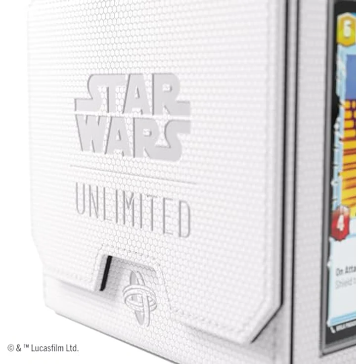 Gamegenic Star Wars: Unlimited Deck Pod (White/Black) - Aufbewahrungsbox für bis zu 60 doppelt gesleevte Karten – Bild 2
