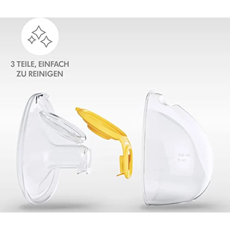 Medela Solo Hands-free Elektrische Einzel-Milchpumpe – Ultraleichtes Design, transparent und kompatibel mit Medela Family App – Bild 5