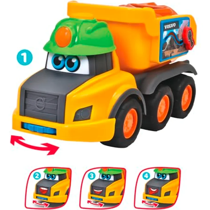 Dickie Toys ABC Harry Hauler, Sortierfahrzeug mit Licht- und Soundeffekt für Kleinkinder, inklusive 3 Rassel-Bausteinen – Bild 5