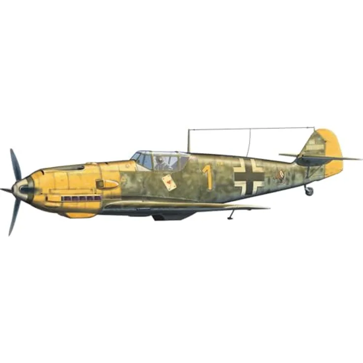 Eduard Bf 109E-3 Profipack, detailliertes Modellflugzeug-Kit für Jungen, Kunststoffbausatz