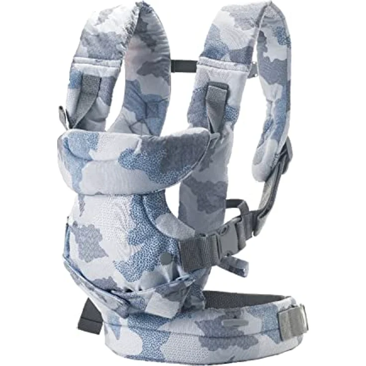 Infantino BKids Babytrage Flip Advanced, Blue Camo, 4-in-1 Rückentrage für Babys von 3,6 - 14,5 kg mit verstellbarer Sitzbreite – Bild 10