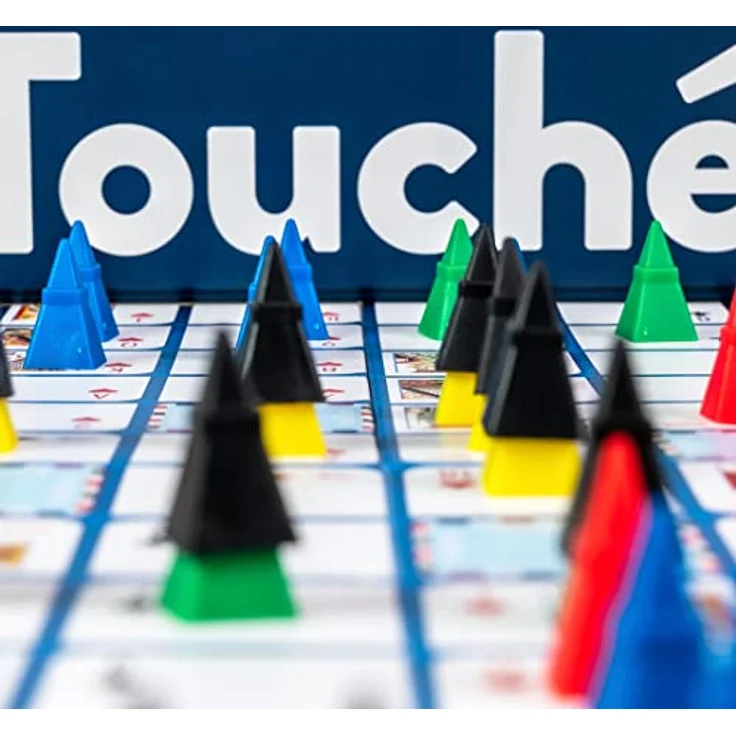 Selecta Spielzeug Touche, Brettspiel für 2-4 Spieler mit Taktik und Glück, mehrsprachig (Deutsch, Französisch, Polnisch, Niederländisch, Englisch) – Bild 4