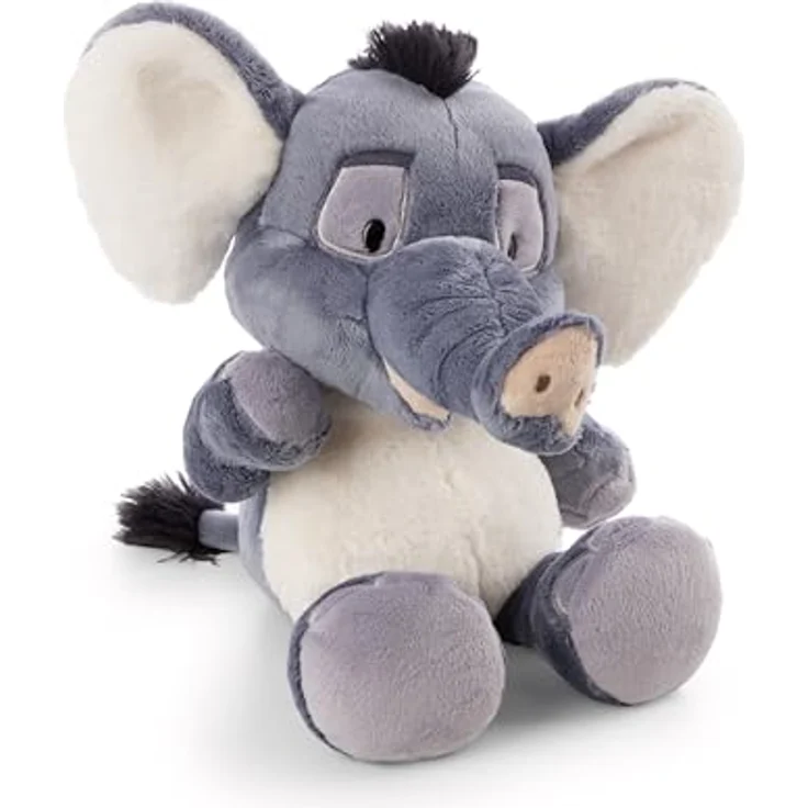 NICI Elefant El-Flora 50cm, Plüschelefant in Elefantengrau mit charmantem Design und schlenkerndem Körper – Bild 4