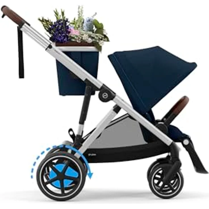 Cybex e-Gazelle S, Kinderwagen mit E-Antrieb, Wiegefunktion und großem Einkaufskorb – Bild 10
