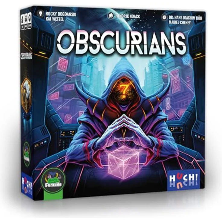 Funtails Obscurians - Retail Edition, Gesellschaftsspiel für 4-6 Spieler ab 12 Jahren, Strategiespiel mit Social Deduction und Taktik – Bild 1