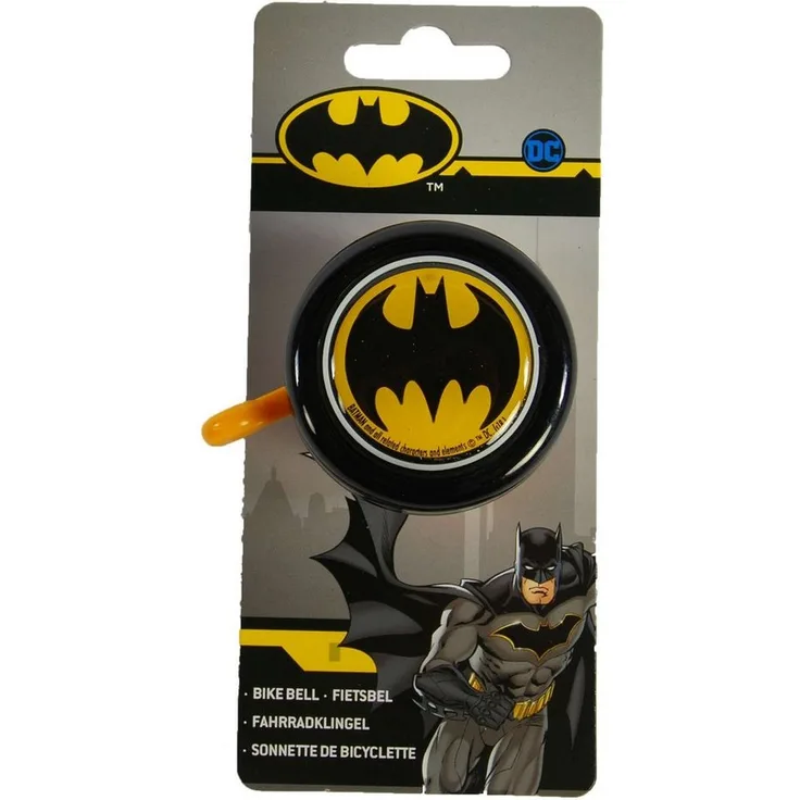 LeNoSa Fahrradklingel Batman Fahrradklingel • für jedes Kinderfahrrad geeignet, (1-tlg) - Metall