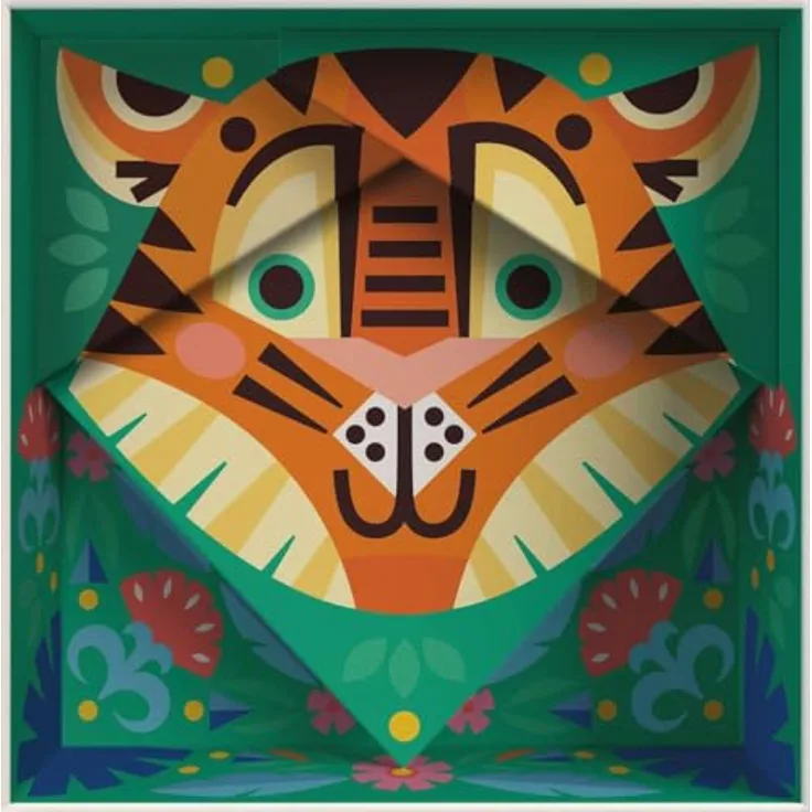 Ravensburger Malen nach Zahlen CREART Do it together Tiger, Malset mit 3 Maltafeln und Acrylfarben, für Kinder ab 7 Jahren