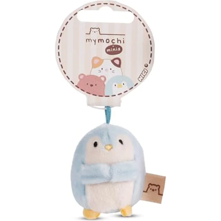 NICI Kuscheltier Pinguin Waddle 5cm, blauer Plüsch, ideal zum Kuscheln und Spielen, tolles Geschenk für Kinder & Erwachsene – Bild 4
