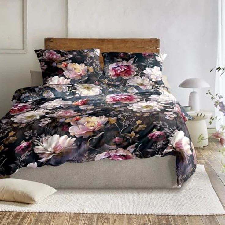 Irisette Mako-Satin Bettwäsche Wave 8574 multi Kinderbettwäschen atmungsaktiv und temperaturausgleichend, mit Qualitätsreißverschluss, hautsympathisch und anschmiegsam, schickes florales Muster, bei 60° C waschbar, trocknergeeignet – Bild 2