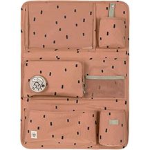 Bild für LÄSSIG Autoorganizer Autorücksitzorganizer Rücksitztasche für Auto zum Hängen zusammenklappbar 60 cm/Car Wrap-to-Go Happy Prints Karamell