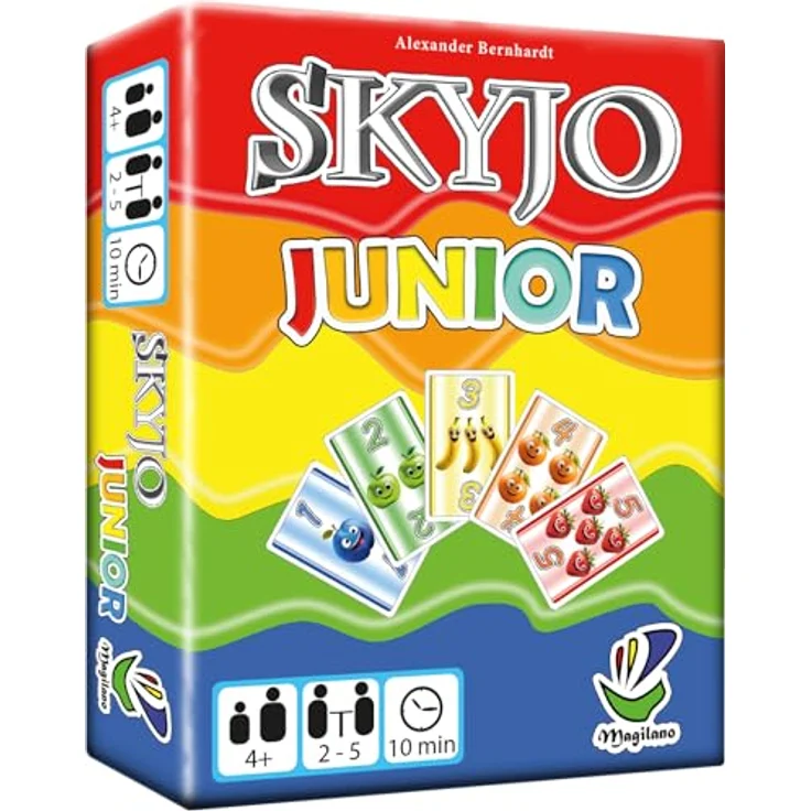 Magilano SKYJO JUNIOR, Kartenspiel für die ganze Familie, Made in Germany – Bild 1