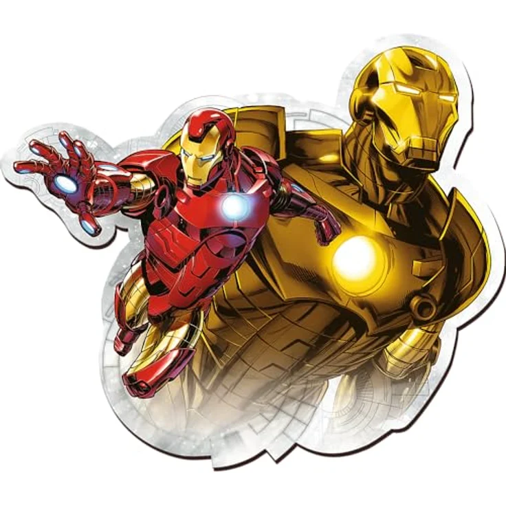 Trefl 20183 Woodcraft Marvel Avengers Konturenpuzzle aus Holz, Mehrfarbig – Bild 2