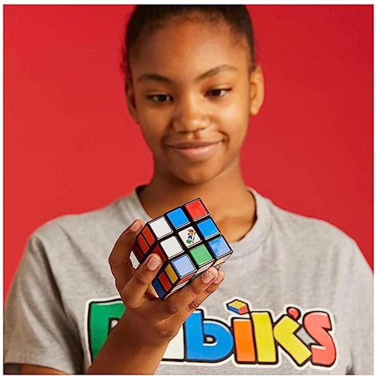 Rubik's 6063968 Cube, der originelle 3x3-Farbenwürfel mit klassischen Würfeln, 3x3, one Size – Bild 5
