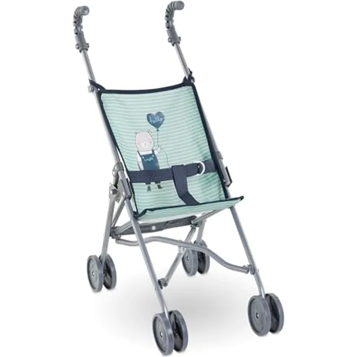 Corolle 9000141650 Kinderwagen, Salbei, für Puppen 36, 42 und 52 cm, ab 3 Jahren