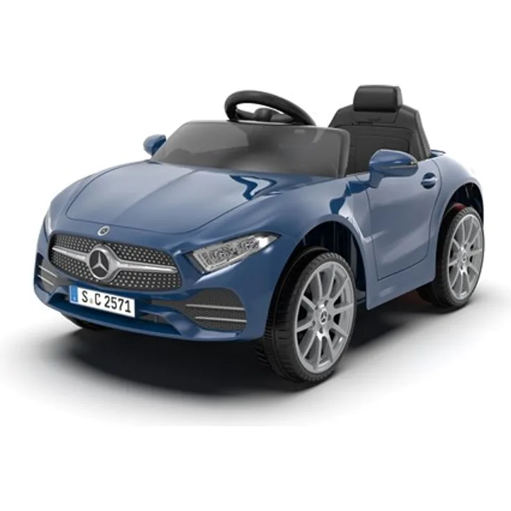 Mercedes Benz CLS 350, Lizenziertes Kinderelektroauto mit Ledersitz, Gummirädern und 2.4GHz-Fernbedienung, schwarz