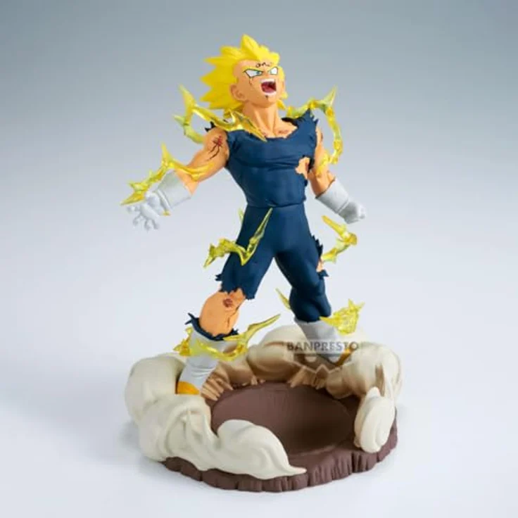 Banpresto Majin Vegeta Dragon Ball Z Actionfigur, 14 cm, PVC, Mehrfarbig, Sammlerfigur mit Basisständer, lizenziertes Produkt – Bild 2
