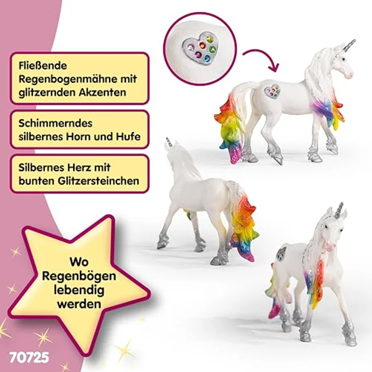 Schleich® bayala Regenbogeneinhorn, Hengst – Bild 5