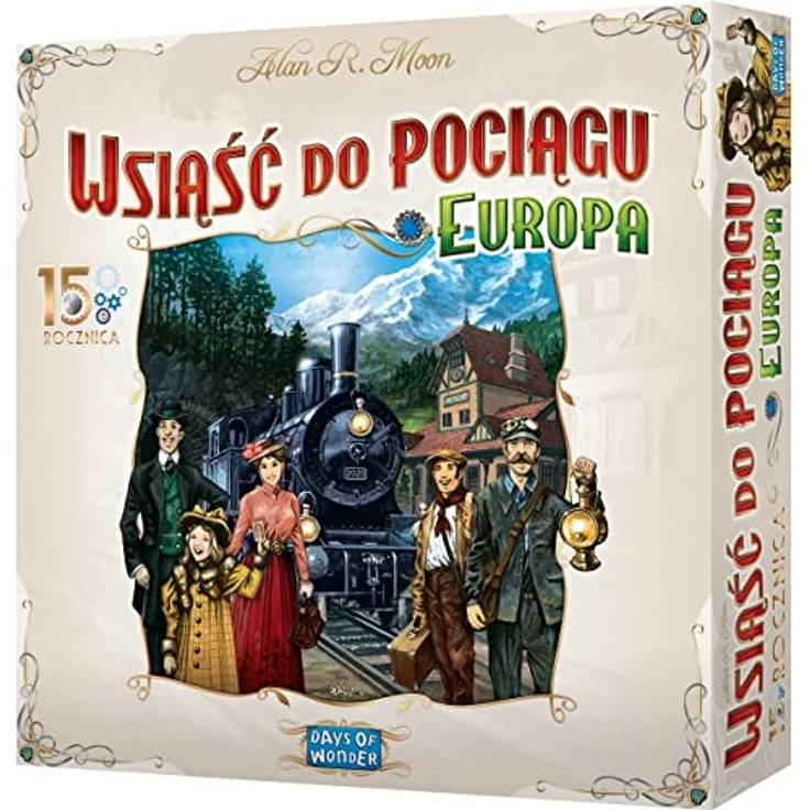 Rebel Brettspiel Boarding the Train: Europa 15. Jahrestag DELUXE, strategisches Spiel mit neuen Elementen und hochwertigen Komponenten
