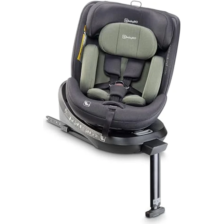 BabyGo Autokindersitz Move 360 I Size, 360-Grad-Rotation, Sicherheit und Komfort, blau – Bild 4