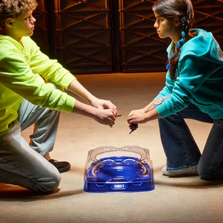 Hasbro Beyblade X Drop Attack Battle Set, Beystadium-Arena mit 2 Kreisel und X-Celerator Schiene für spannende Battles – Bild 5