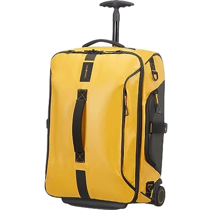 Samsonite Paradiver Light - Reisetasche/Rucksack mit 2 Rollen S, 55 cm, 51 L, Gelb (Yellow)