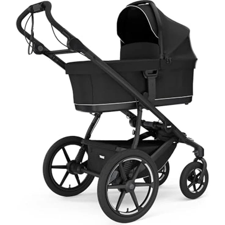 Thule Urban Glide 4-wheel Buggy Für Jedes Terrain Black One-Size, Schwenkbare Vorderräder, Beinauflage, Einklappbar – Bild 3