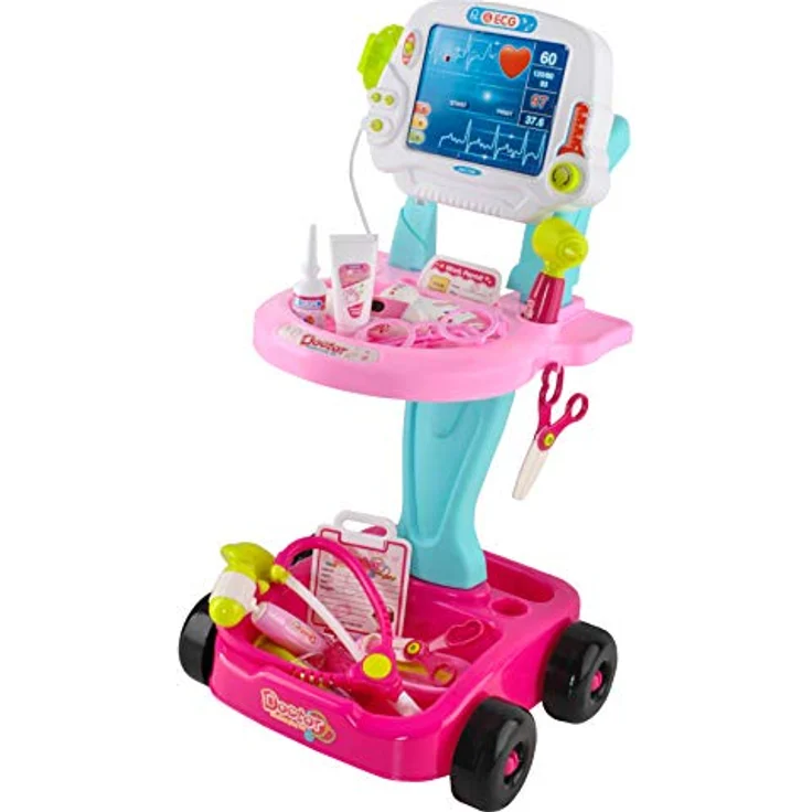 Iso Trade - Toys Doctor Kids Medical Center, Arztspielset für Kinder, mehrfarbig, umweltfreundliches Material, fördert kreative Entwicklung – Bild 5