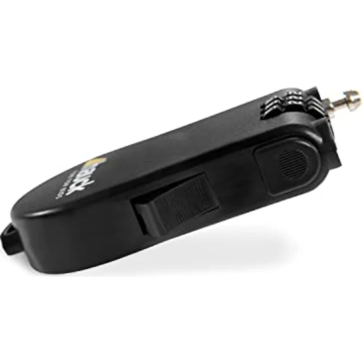 Hauck Lock Me 2 - Kinderwagen Schloss, Schwarz, Zahlenkombinationsschloss, 55 cm Stahlseil mit Aufrollautomatik – Bild 3