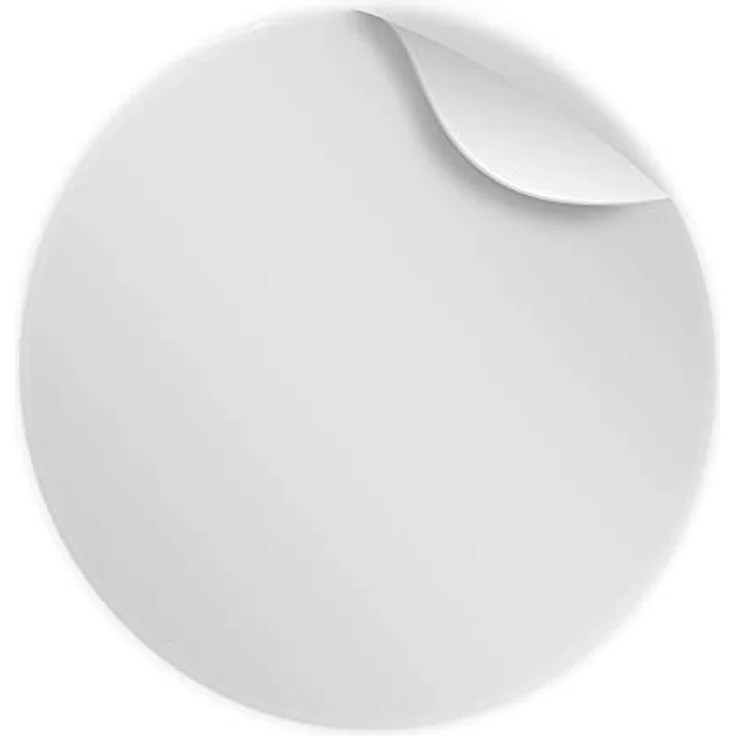 itenga 50x Sicherheitsetiketten Siegel Etiketten, rund transparent, 4cm, selbstklebend, vorgestanzt – Bild 3
