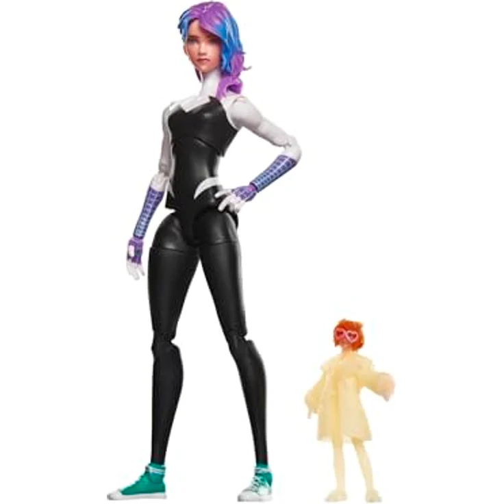 Marvel Legends Series Spider-Gwen, Action-Figur (15 cm) aus Spider-Man: Across The Spider-Verse mit 20 Bewegungspunkten und austauschbaren Accessoires – Bild 3