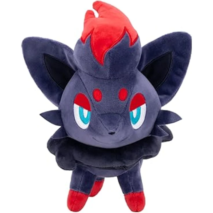 Jazwares Pokémon PKW4198 Zorua Plüschfigur, 20 cm, superweiches Material, offizielles Produkt – Bild 4