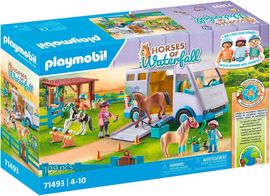 Playmobil® Konstruktions-Spielset Mobile Reitschule (71493), Horses of Waterfall (109 Teile)