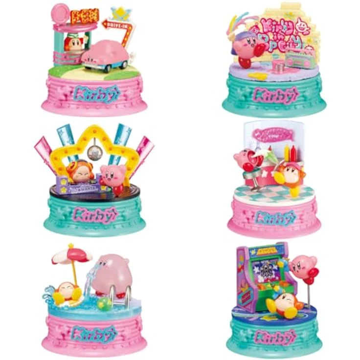Re-Ment Kirby in Pop City, Sammelfiguren - Kirby und Waddle Dee in glitzernder Stadt, Re-Ment – Bild 1