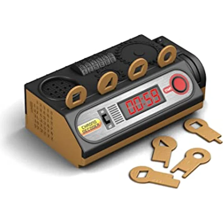 Noris Escape Room Starter Set - Familien und Gesellschaftsspiel für Erwachsene, inkl. 3 Fällen, Turorial und Chrono Decoder, ab 16 Jahren – Bild 5
