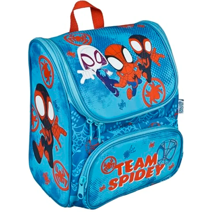 Scooli Vorschulranzen Cutie, Spider-Man, 6,5 l Volumen, gepolsterte Tragegurte, abnehmbarer Brustgurt – Bild 1
