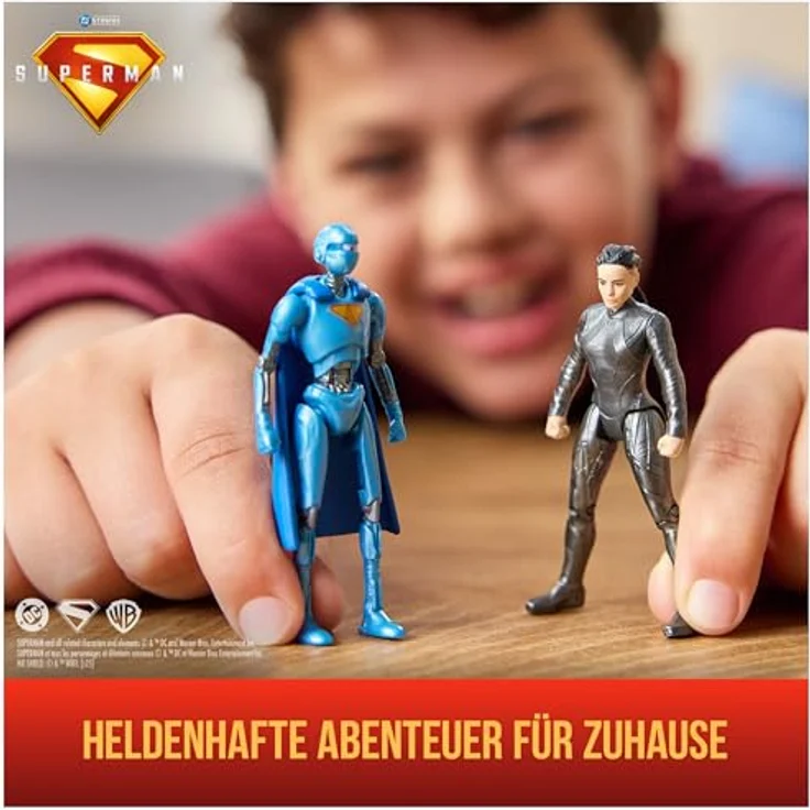 DC Comics Superman - Geschenkset mit 5 Action-Figuren, 8 cm, kompatibel mit "Festung der Einsamkeit", Spielzeug für Kinder ab 4 Jahren – Bild 5