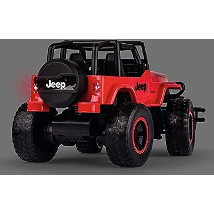 Carson RC Car,1:12 Jeep Wrangler 2.4G 100% RTR rot mit schlagfester Karosserie und geländegängigen Reifen – Bild 5