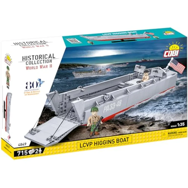 COBI 4849 LCVP Higgins Boat Amerikanisch Bausteine, Multicolor – Bild 2